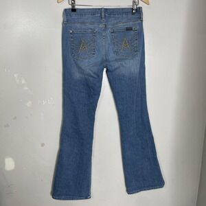 7 For All Mankind Tailorless Dojo Bootcut Flare A-Pocket Jean Women's Size‎ 29